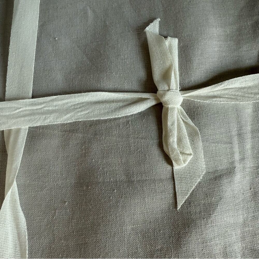 NWT Quince Belgian Linen Set of 2 Drapes - Room Darkening - Cloud - 87x40 - Picture 13 of 14